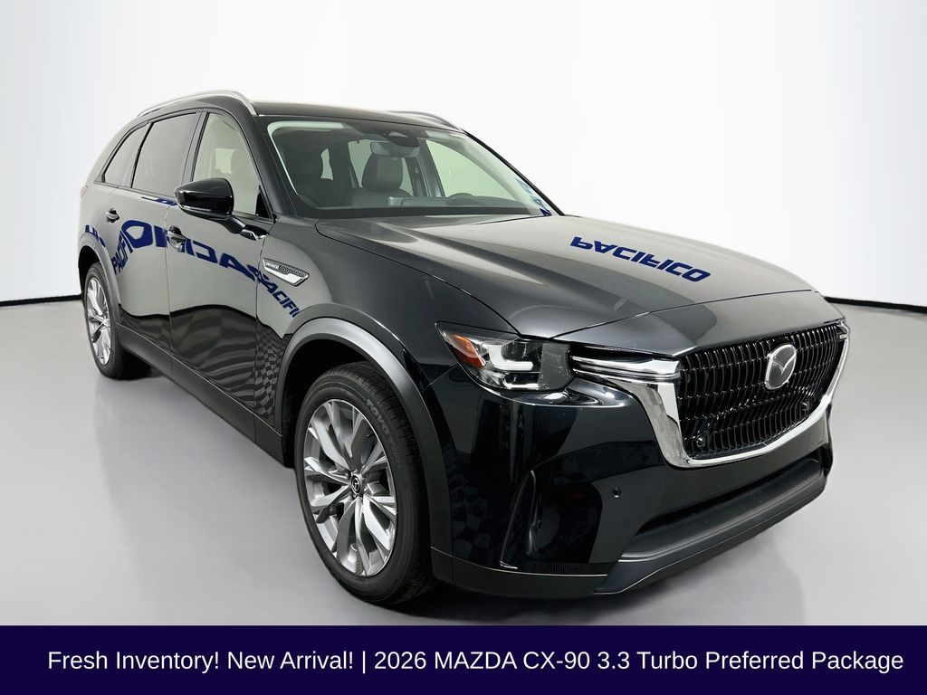 Jet Black Mica 2026 Mazda CX-90 SUV / Crossover All-Wheel Drive 8-Speed Automatic