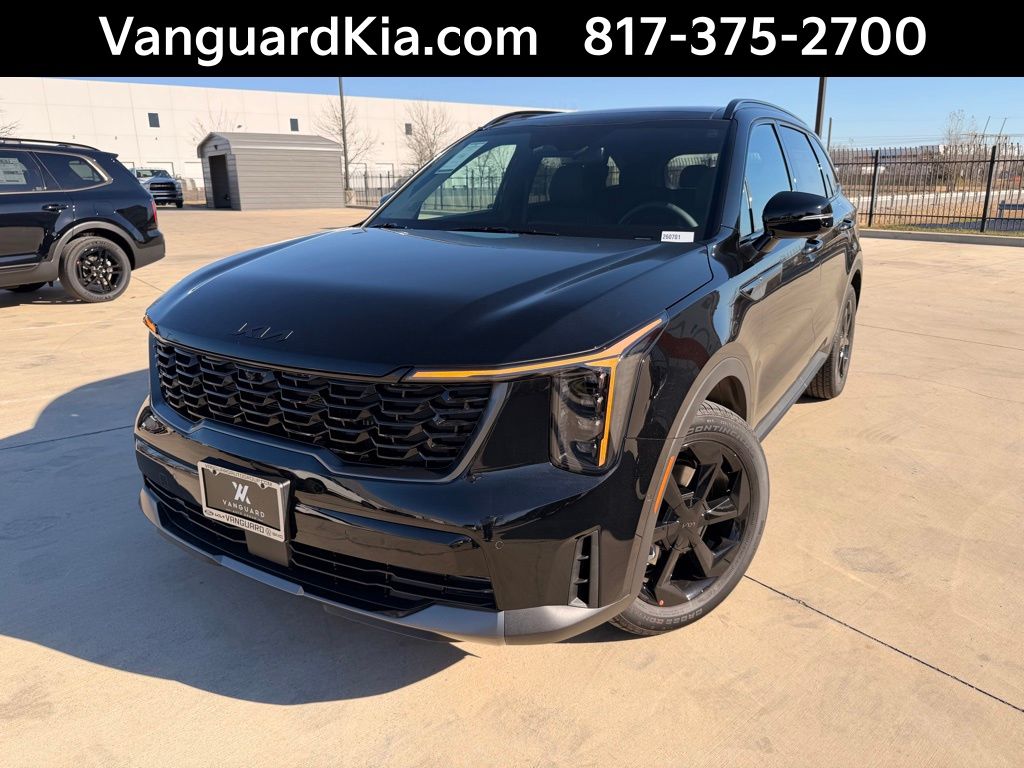 Aurora Black Pearl 2026 Kia Sorento Hybrid X-Line SX-Prestige AWD SUV / Crossover All-Wheel Drive 6-Speed Automatic