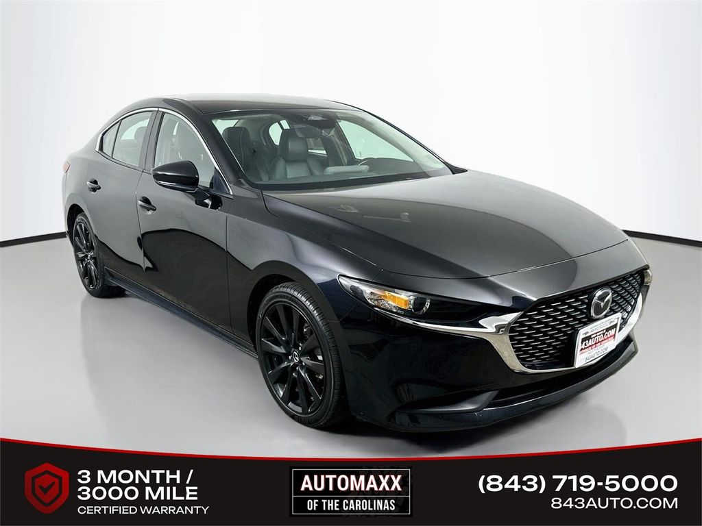 Jet Black Mica 2024 Mazda MAZDA3 Sedan Front-Wheel Drive 6-Speed Automatic