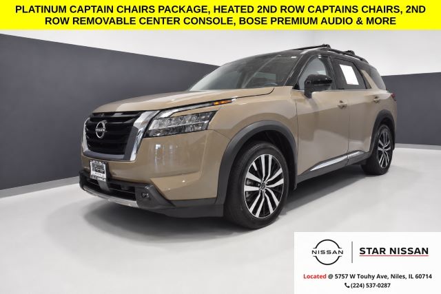 Baja Storm/Super Black Roof 2023 Nissan Pathfinder SUV / Crossover All-Wheel Drive 9-Speed Automatic