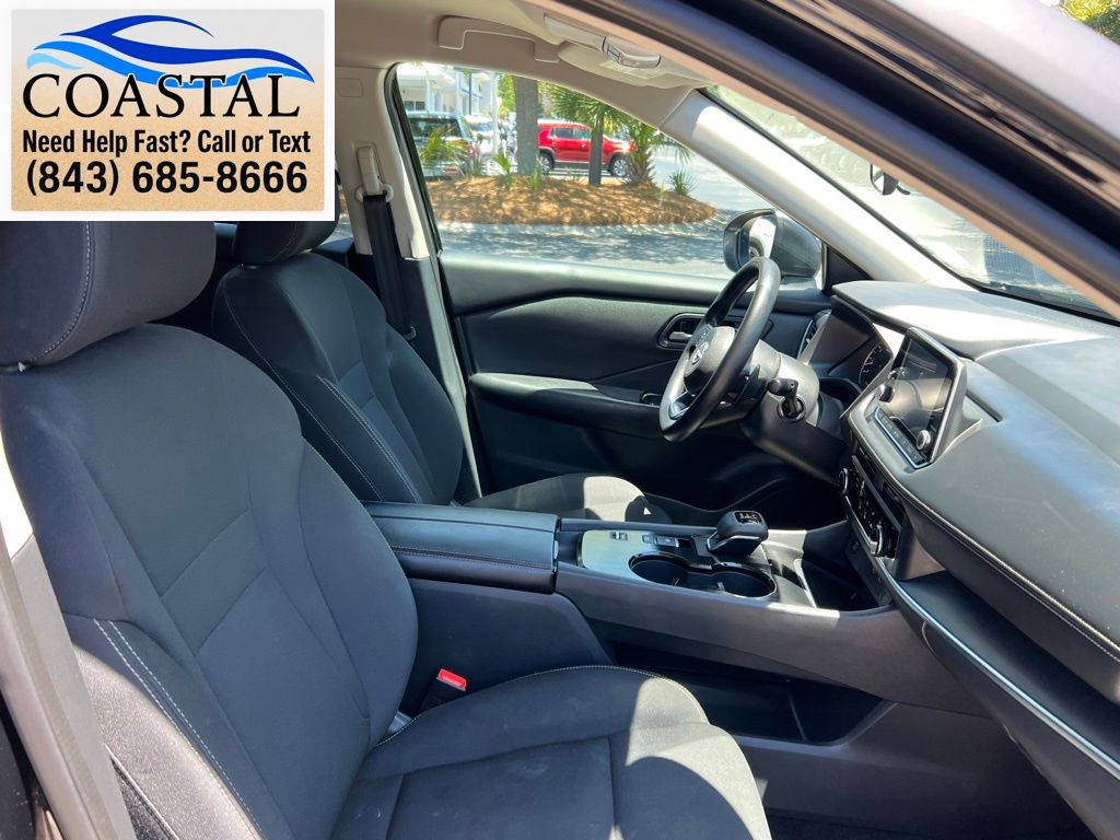 2024 Nissan Rogue S Black at Coastal Chevrolet Cadillac