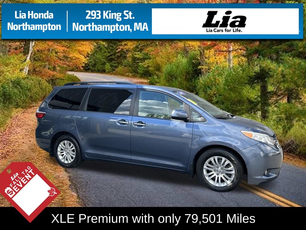 Shoreline Mist 2017 Toyota Sienna Minivan Front-Wheel Drive 8-Speed Automatic