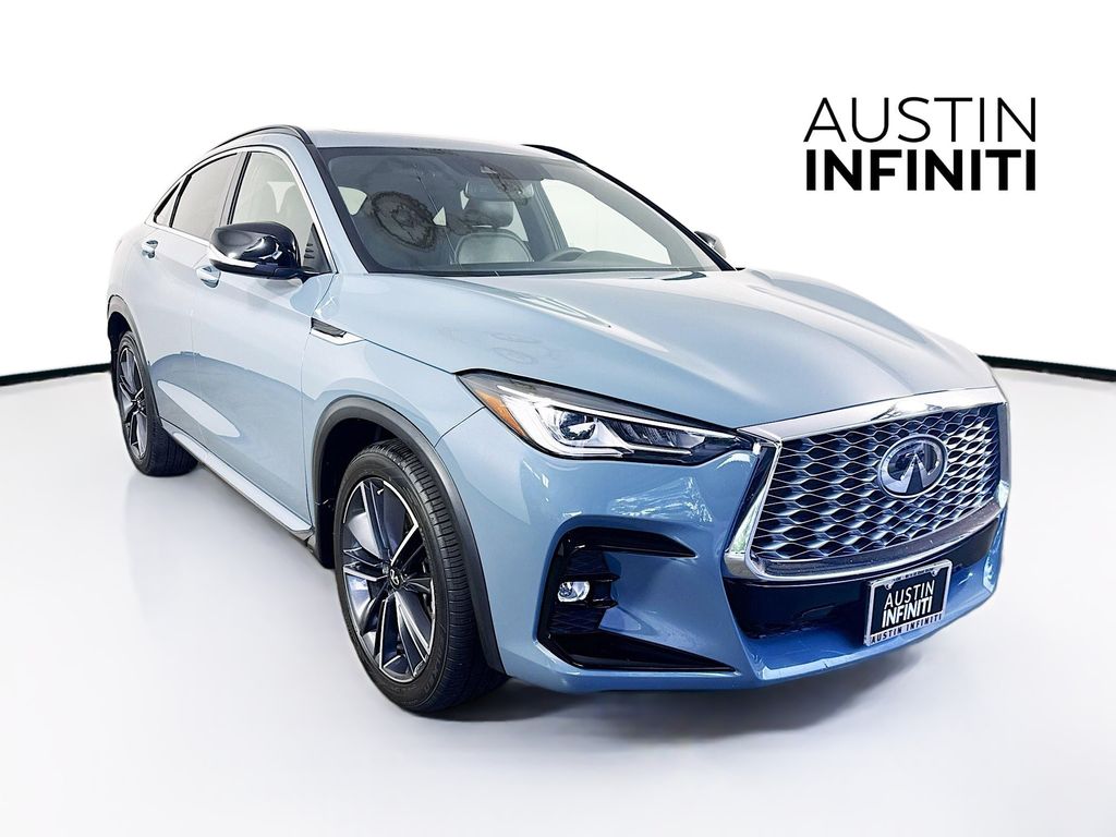 Slate Gray 2023 INFINITI QX55 SUV / Crossover All-Wheel Drive Continuously Variable Transmission