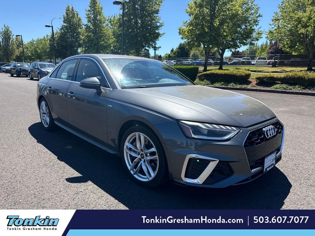 Daytona Gray Pearl Effect 2024 Audi A4 Sedan All-Wheel Drive 7-Speed Automatic