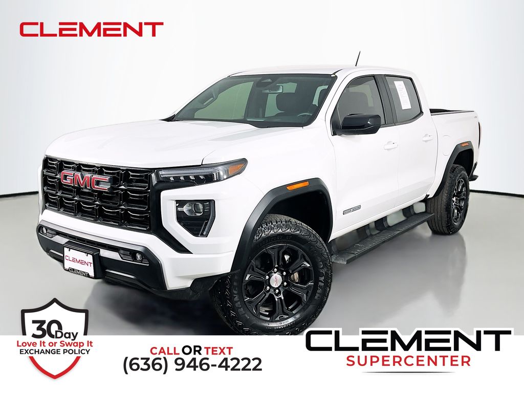 Summit White 2024 GMC Canyon Pickup Truck Four-Wheel Drive 8-Speed Automatic