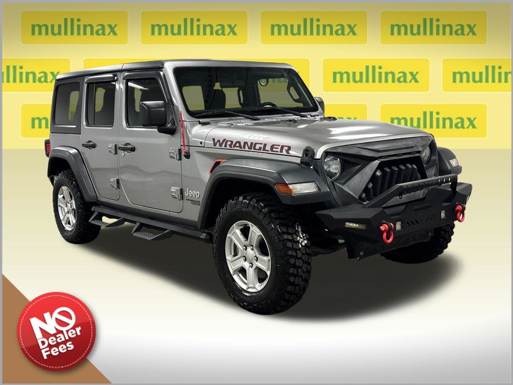 Billet Silver Metallic Clearcoat 2019 Jeep Wrangler Unlimited Sport S 4WD SUV / Crossover Four-Wheel Drive 8-Speed Automatic