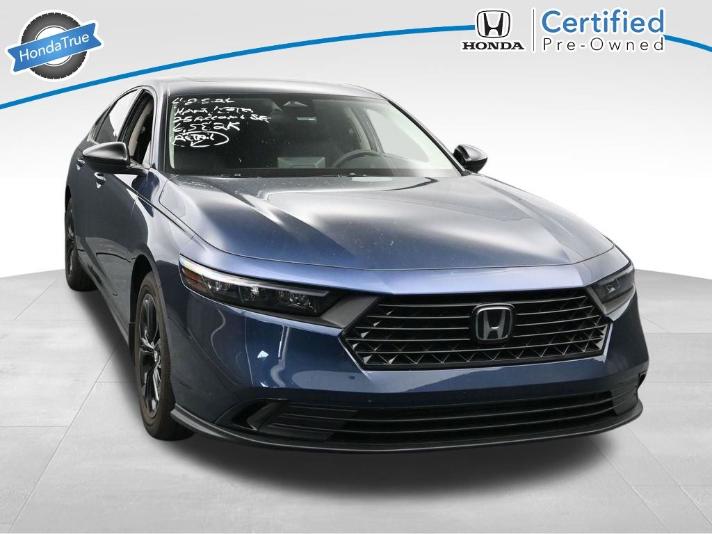 Canyon River Blue Metallic 2025 Honda Accord SE FWD Sedan Front-Wheel Drive Continuously Variable Transmission