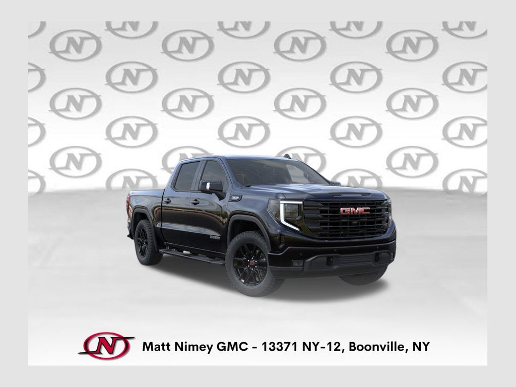 Onyx Black 2026 GMC Sierra 1500 Elevation Crew Cab 4WD Pickup Truck Four-Wheel Drive Automatic