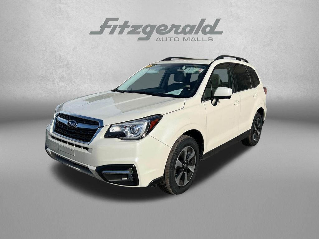 Crystal White Pearl 2017 Subaru Forester SUV / Crossover All-Wheel Drive Continuously Variable Transmission