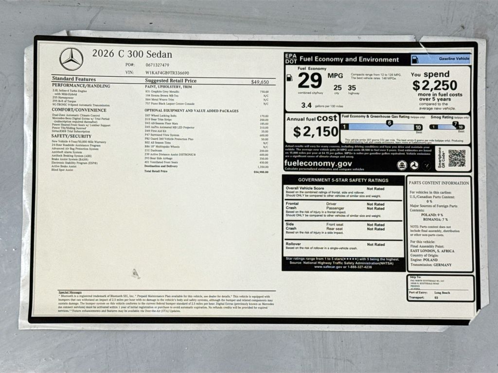 Thumbnail: 2026 Mercedes-Benz C-Class - 9