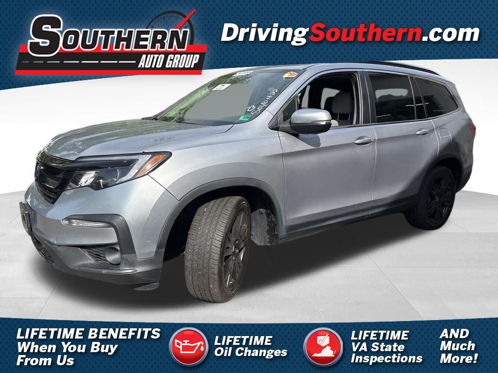 Gray (Modern Steel Metallic) 2022 Honda Pilot SUV / Crossover All-Wheel Drive 9-Speed Automatic