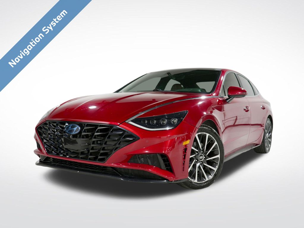Calypso Red 2020 Hyundai Sonata Sedan Front-Wheel Drive 8-Speed Automatic Overdrive