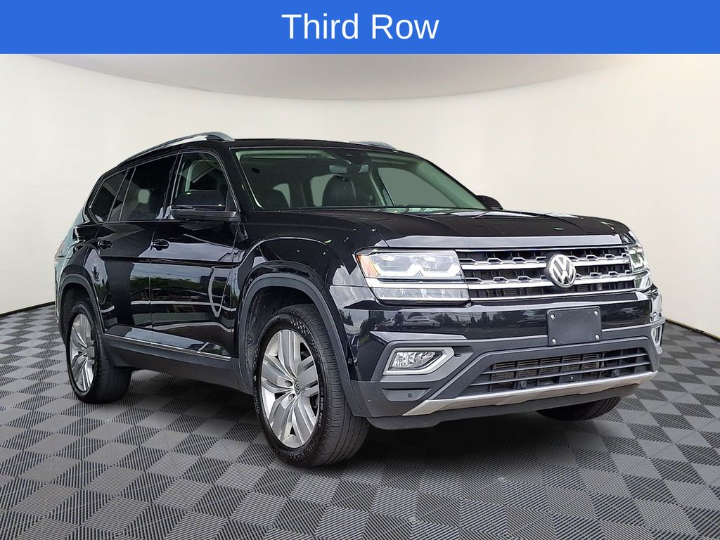 Deep Black 2019 Volkswagen Atlas SUV / Crossover All-Wheel Drive 8-Speed Automatic