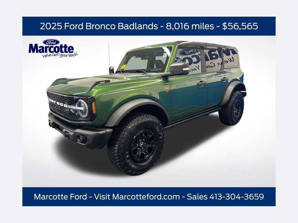 Green Metallic 2025 Ford Bronco Badlands 4-Door 4WD SUV / Crossover Four-Wheel Drive Automatic