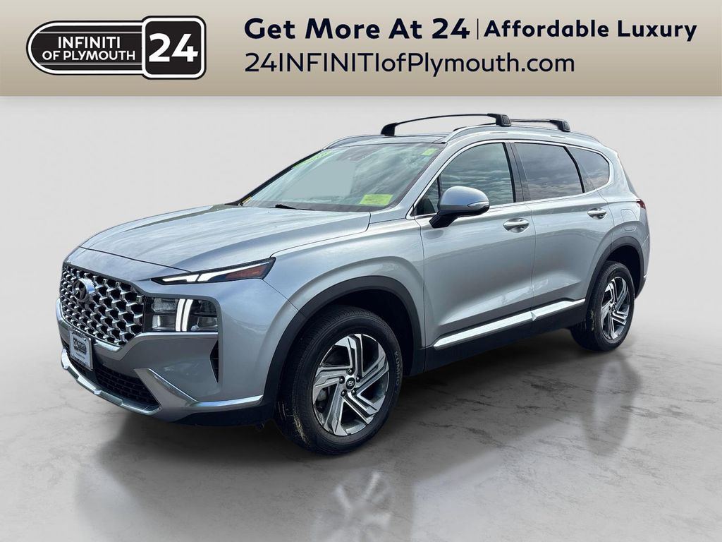Shimmering Silver 2023 Hyundai Santa Fe SEL AWD SUV / Crossover All-Wheel Drive 8-Speed Automatic