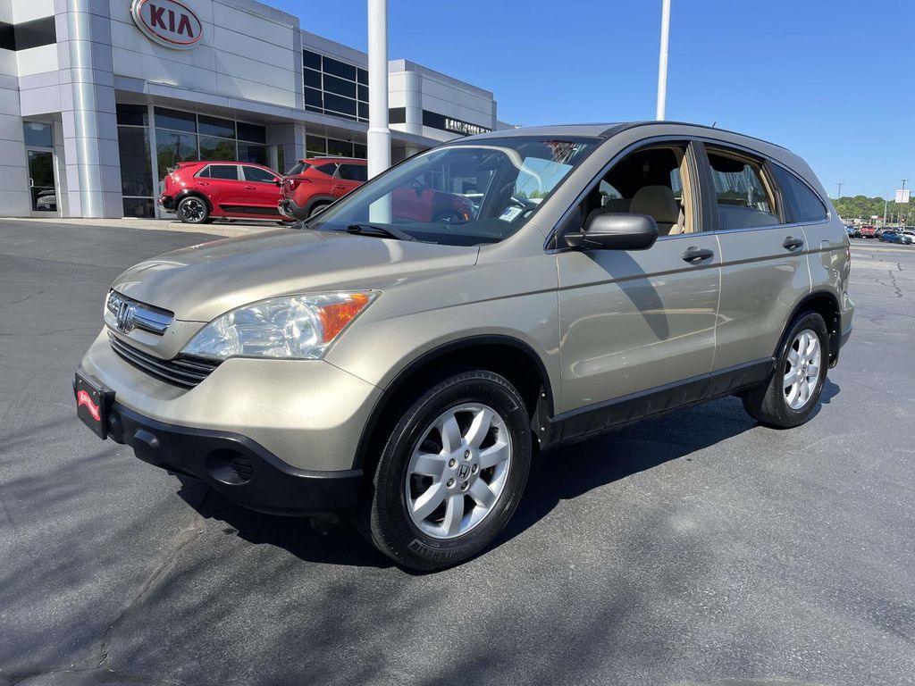 Brown (Borrego Beige Metallic) 2009 Honda CR-V EX AWD SUV / Crossover All-Wheel Drive 5-Speed Automatic