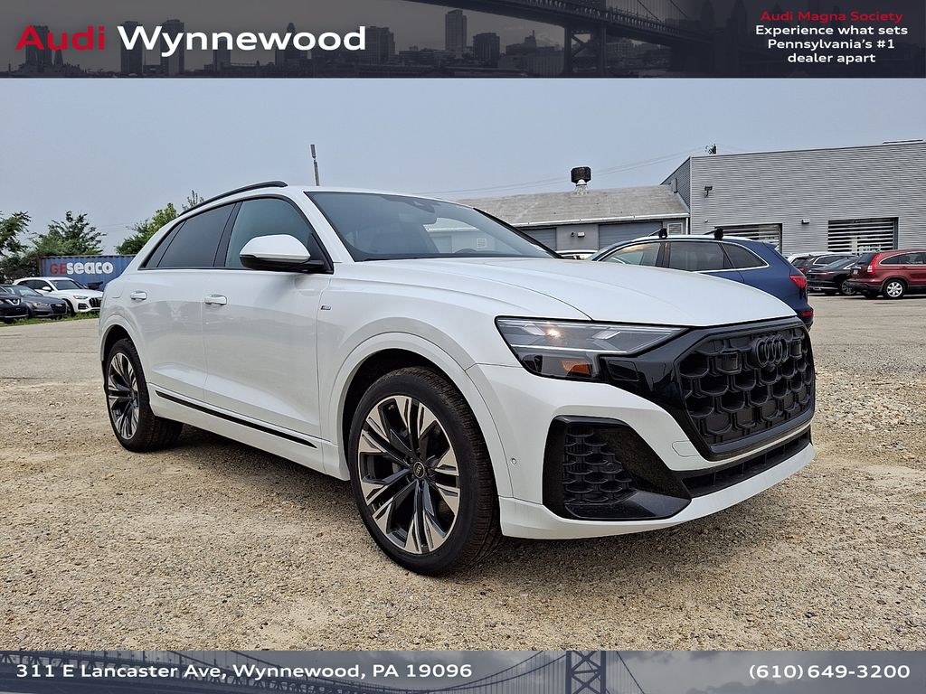 Glacier White Metallic 2026 Audi Q8 SUV / Crossover All-Wheel Drive 8-Speed Automatic