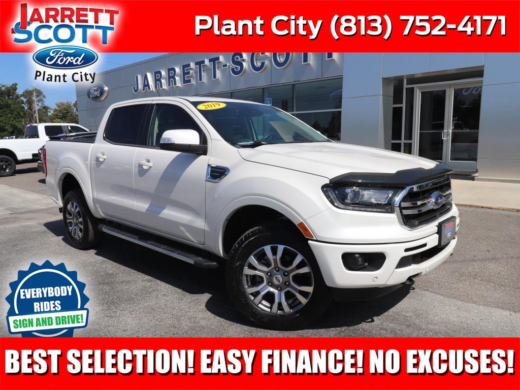 White Platinum Tri-Coat 2019 Ford Ranger Pickup Truck 4X2 Automatic