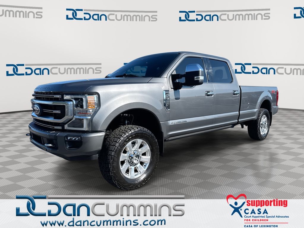 Gray Metallic 2022 Ford F-350 Super Duty Pickup Truck Four-Wheel Drive Automatic