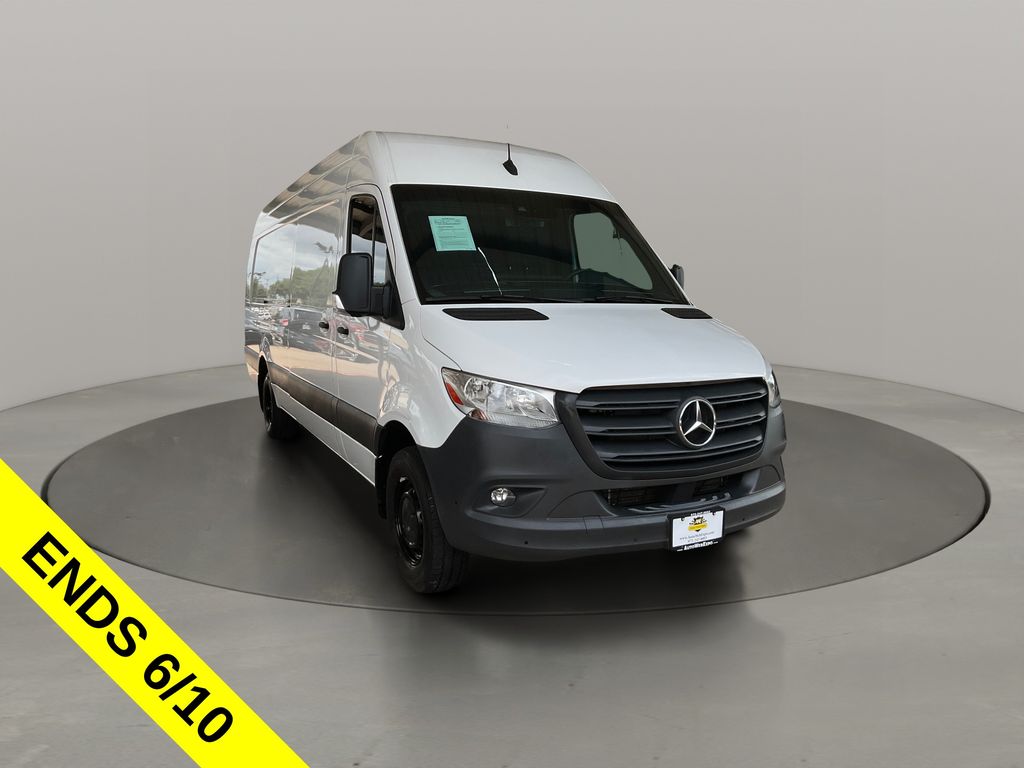 Arctic White 2023 Mercedes-Benz Sprinter Cargo 3500XD 170 High Roof Extended RWD Van Rear-Wheel Drive 9-Speed Automatic