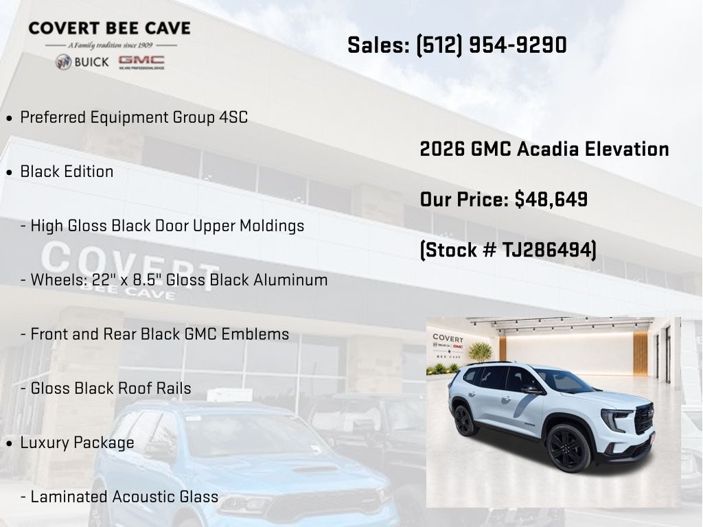 2026 GMC Acadia Elevation - Photo 7