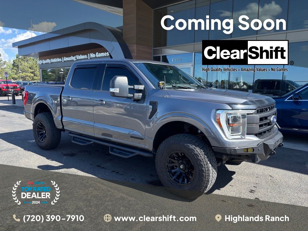 Carbonized Gray Metallic 2021 Ford F-150 Pickup Truck Four-Wheel Drive Automatic