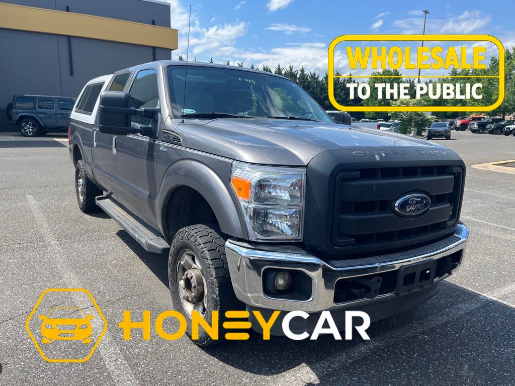 Sterling Gray Metallic 2012 Ford F-250 Super Duty XL Crew Cab 4WD Pickup Truck Four-Wheel Drive 6-Speed Automatic