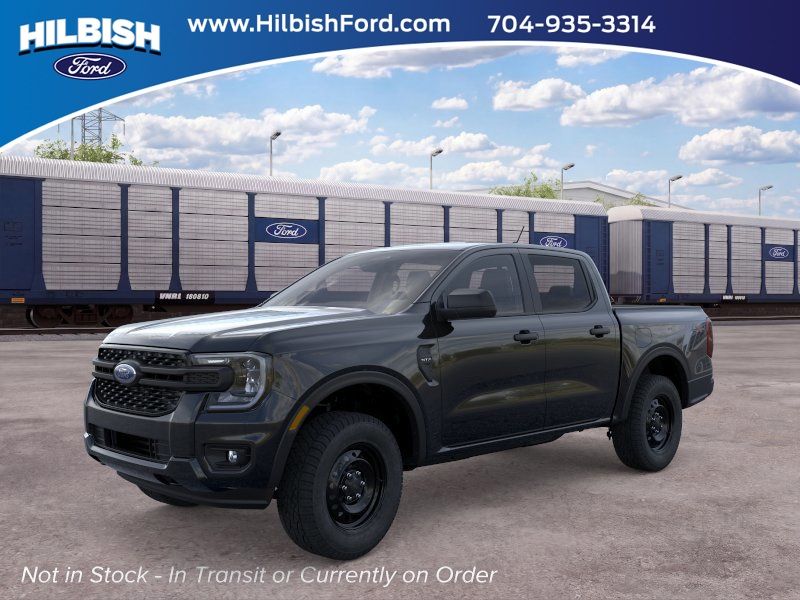 Shadow Black 2026 Ford Ranger Pickup Truck Four-Wheel Drive Automatic
