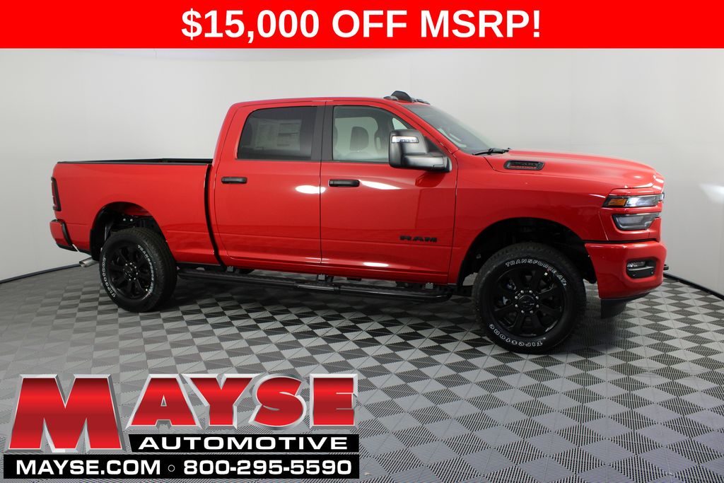 Flame Red Clearcoat 2026 RAM 2500 Pickup Truck Four-Wheel Drive 8-Speed Automatic