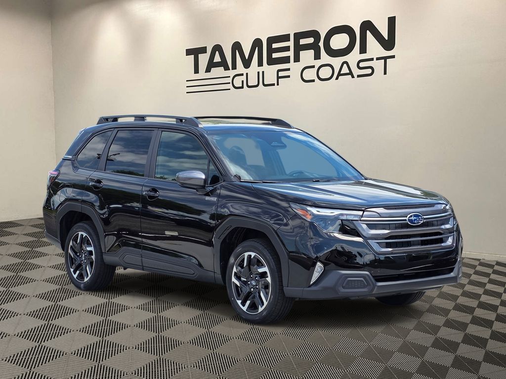 Crystal Black Silica 2026 Subaru Forester Hybrid Premium AWD SUV / Crossover All-Wheel Drive Continuously Variable Transmission