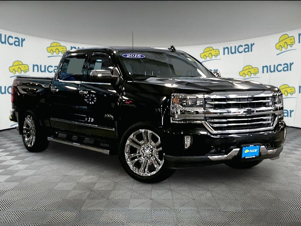 Black 2016 Chevrolet Silverado 1500 Pickup Truck Four-Wheel Drive 8-Speed Automatic Overdrive