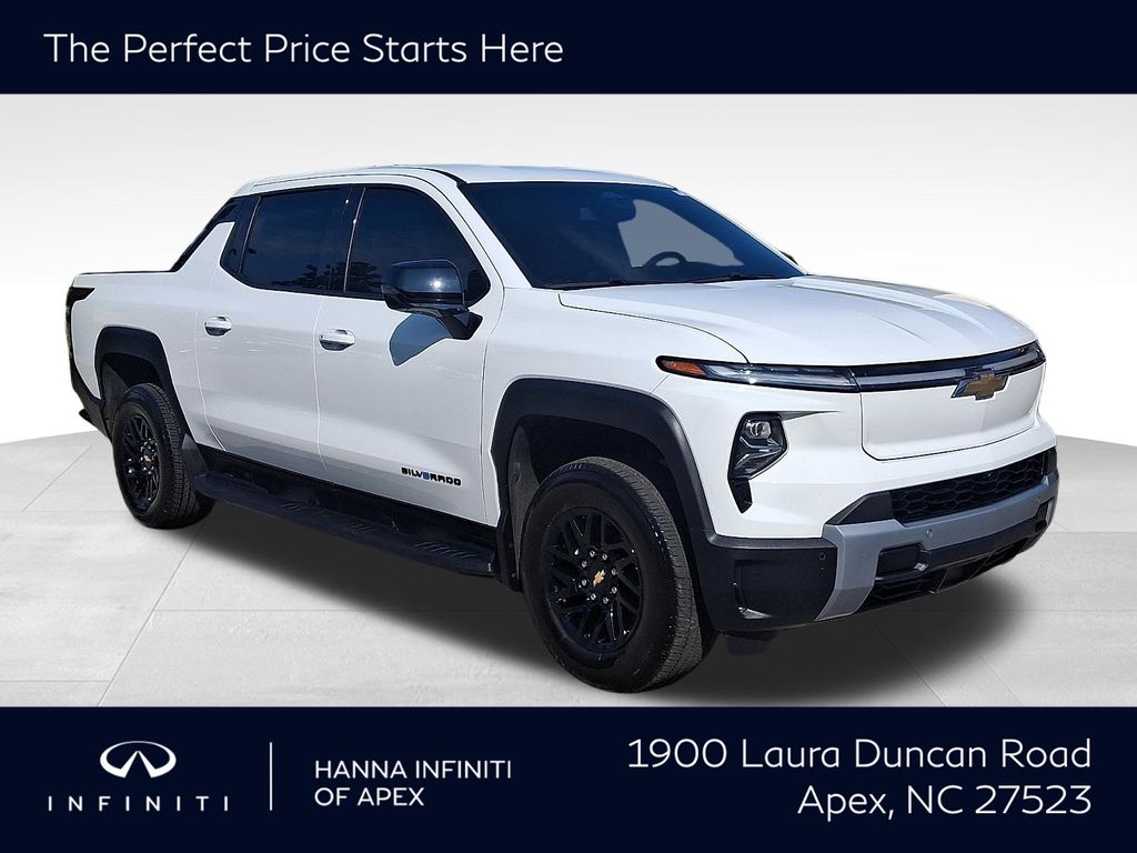 Summit White 2025 Chevrolet Silverado EV Pickup Truck All-Wheel Drive 1-Speed Automatic