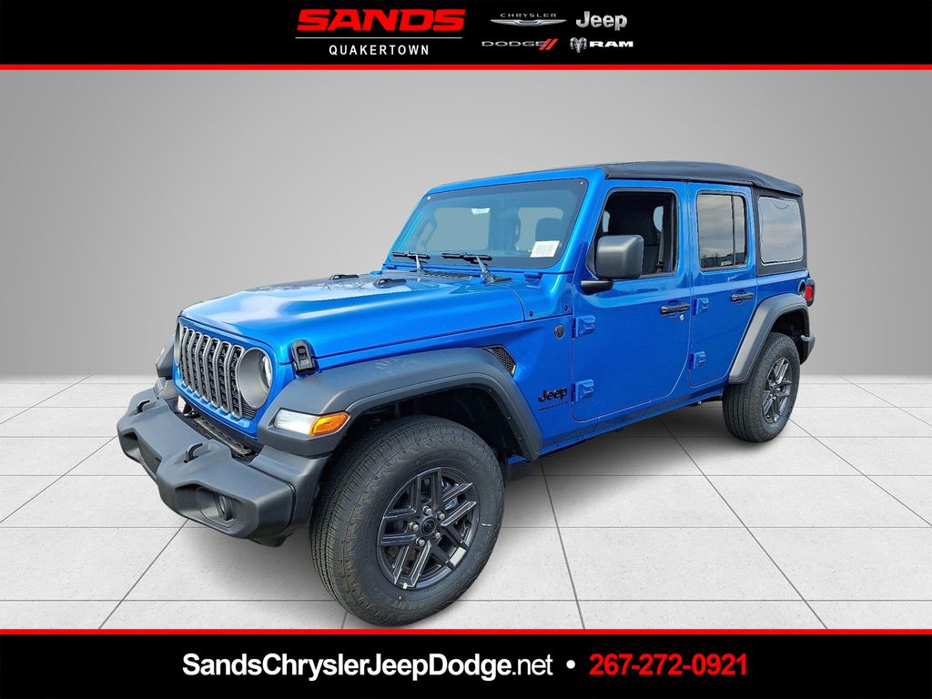 Hydro Blue Pearl Coat 2026 Jeep Wrangler SUV / Crossover Four-Wheel Drive 6-Speed Manual