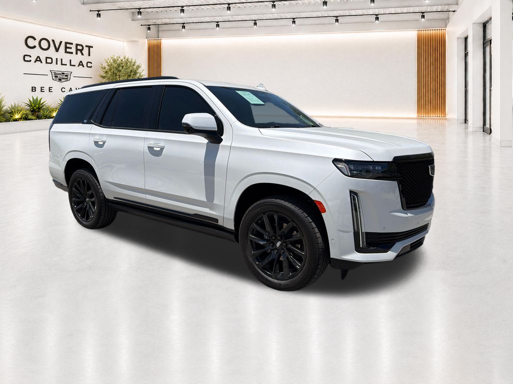 Crystal White 2023 Cadillac Escalade SUV / Crossover Four-Wheel Drive Automatic