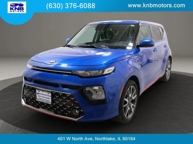Neptune Blue 2021 Kia Soul GT-Line FWD SUV / Crossover Front-Wheel Drive Continuously Variable Transmission