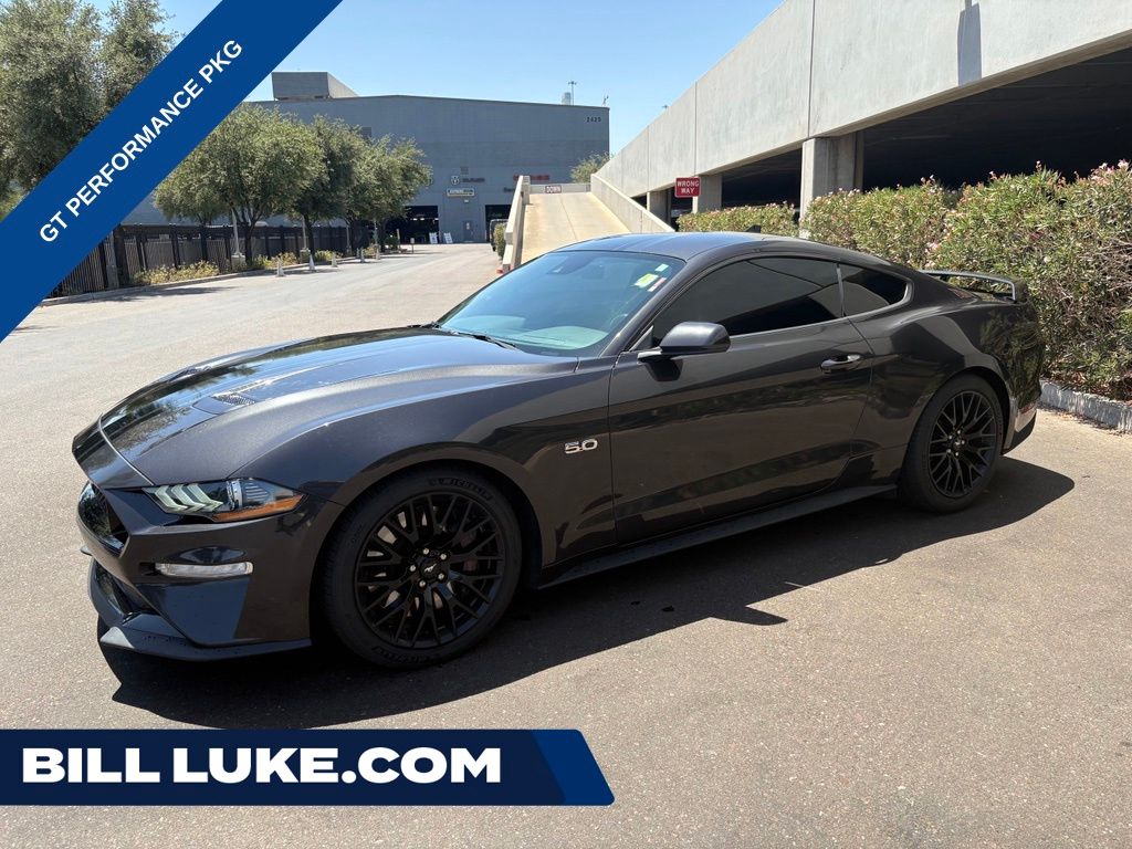 Dark Matter Gray Metallic 2022 Ford Mustang Coupe Rear-Wheel Drive Automatic