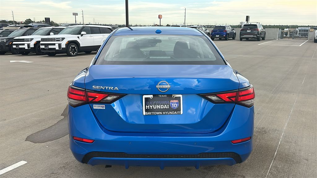 2025 Nissan Sentra SV Blue at South Houston Nissan