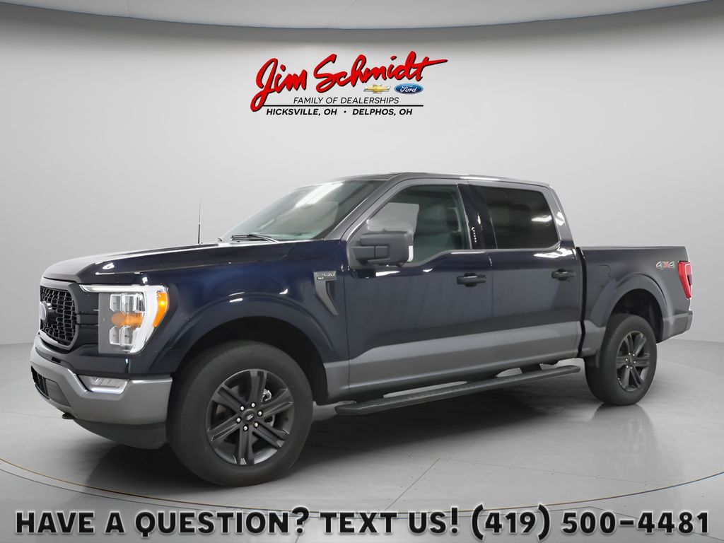 Antimatter Blue Metallic 2023 Ford F-150 Pickup Truck Four-Wheel Drive Automatic