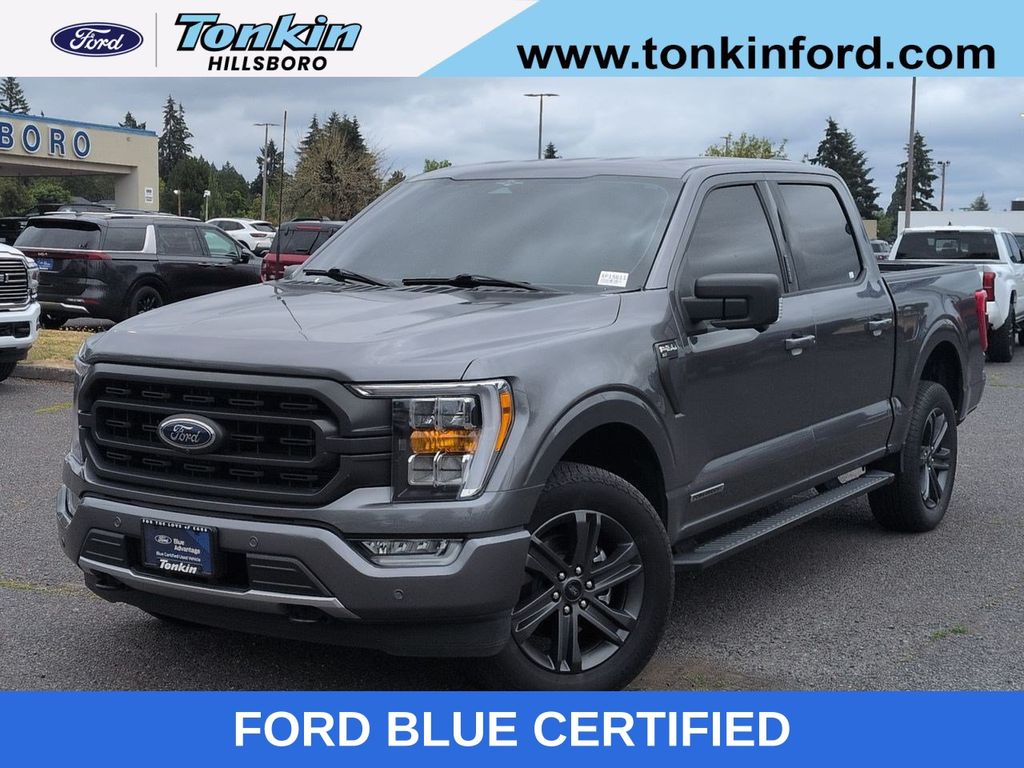 Gray Metallic 2023 Ford F-150 Pickup Truck Four-Wheel Drive Automatic