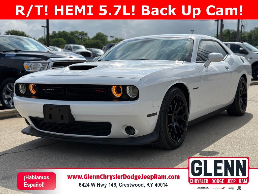 White Knuckle Clearcoat 2021 Dodge Challenger R/T RWD Coupe Rear-Wheel Drive 8-Speed Automatic