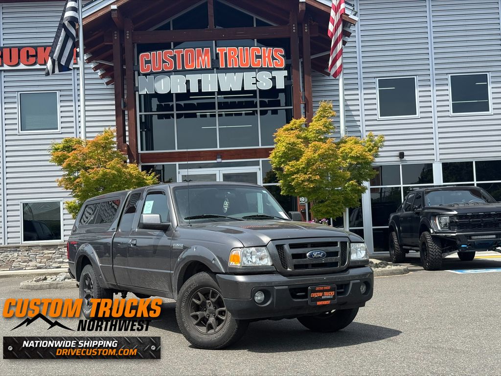 Dark Shadow Gray Clearcoat Metallic 2009 Ford Ranger Pickup Truck Four-Wheel Drive 5-Speed Automatic