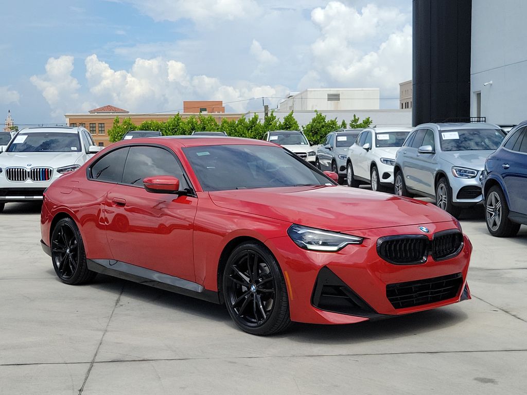 Melbourne Red Metallic 2024 BMW 2 Series Coupe Rear-Wheel Drive 8-Speed Automatic