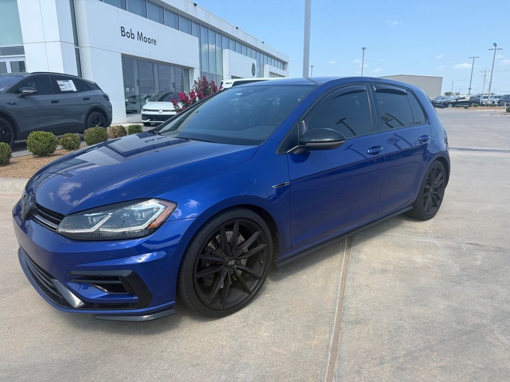 Lapiz Blue Metallic 2019 Volkswagen Golf R Hatchback All-Wheel Drive 7-Speed Dual Clutch