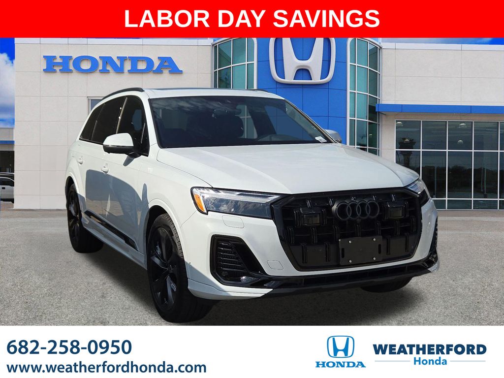 Glacier White Metallic 2025 Audi Q7 SUV / Crossover All-Wheel Drive 8-Speed Automatic