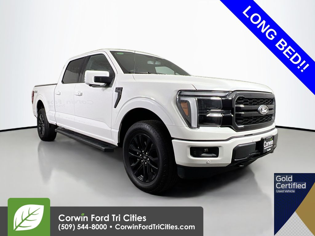 Star White Metallic Tri-Coat 2025 Ford F-150 Pickup Truck Four-Wheel Drive Automatic