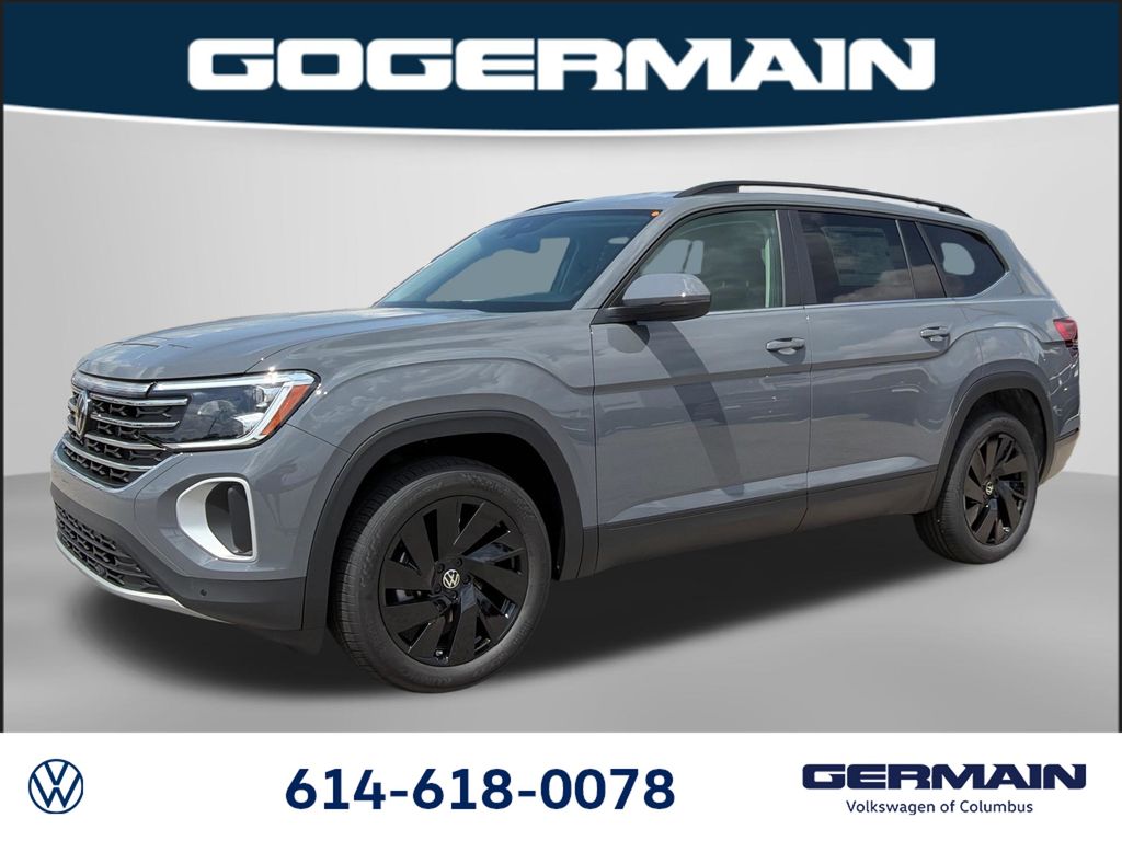 Pure Gray 2026 Volkswagen Atlas SUV / Crossover All-Wheel Drive 8-Speed Automatic