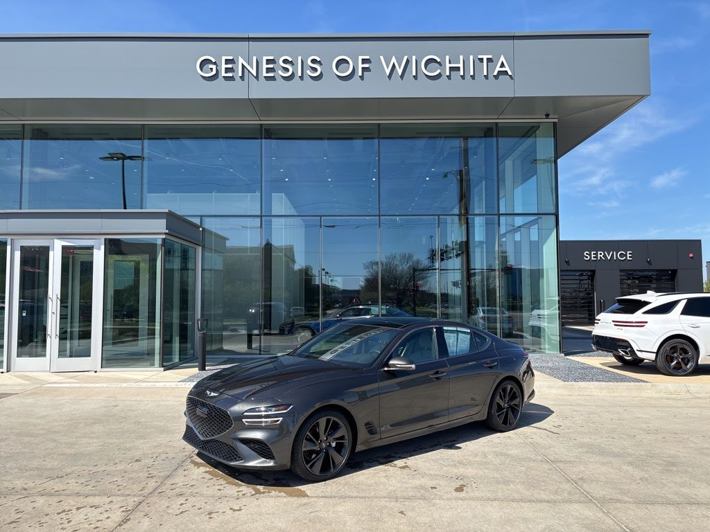 Makalu Gray 2023 Genesis G70 2.0T RWD Sedan Rear-Wheel Drive 8-Speed Automatic