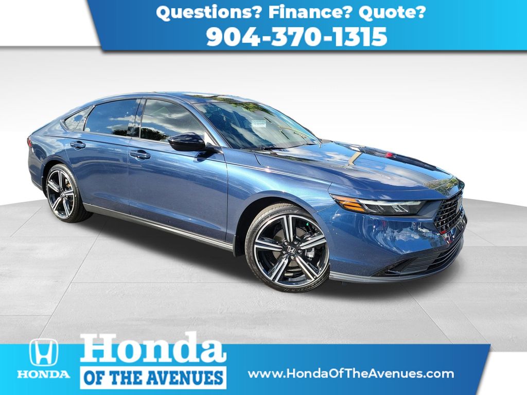 Canyon River Blue Metallic 2026 Honda Accord Sedan Front-Wheel Drive Continuously Variable Transmission
