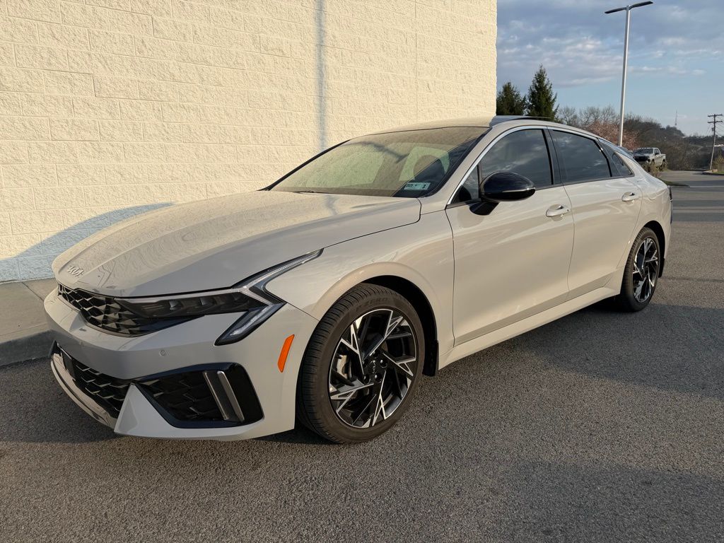 Wolf Gray 2025 Kia K5 GT-Line FWD Sedan Front-Wheel Drive 8-Speed Automatic
