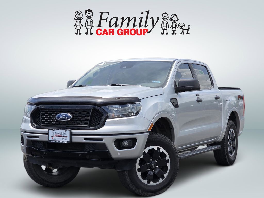 Ingot Silver 2019 Ford Ranger XLT SuperCrew 4WD Pickup Truck Four-Wheel Drive Automatic